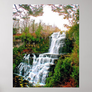 Chittenango Falls Staat Pak Poster
