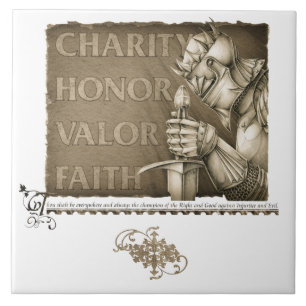Chivalry-Code Fliese