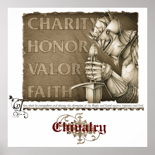Chivalry-Code Poster (Vorne)