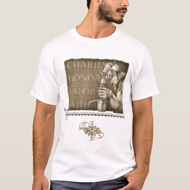 Chivalry-Code T-Shirt (Vorderseite)