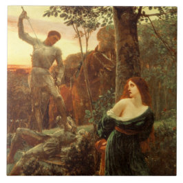 Chivalry (nach Frank Dicksee) Fliese