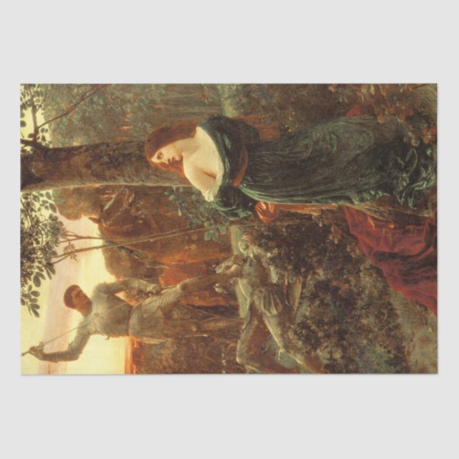 Chivalry (nach Frank Dicksee) Seidenpapier (Vorderseite)