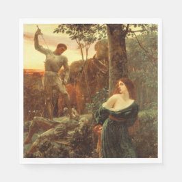 Chivalry (nach Frank Dicksee) Serviette