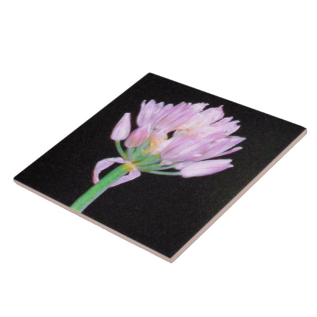 Chives Blume Fliese (Seite)