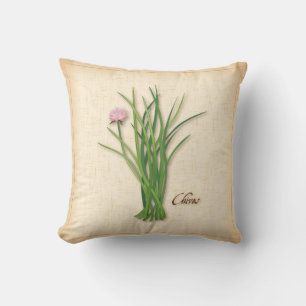 Chives Herb Pillow Kissen