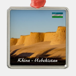 Chiwa City Wall - Usbekistan Ornament Aus Metall