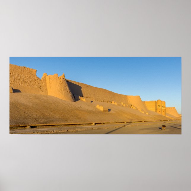 Chiwa City Wall - Usbekistan Poster (Vorne)