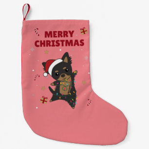 Chiwawa Christmas Dog Winter Animals Dogs Small Ch Kleiner Weihnachtsstrumpf