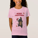 Chiwawa Christmas Dog Winter Animals Hunde T - Shi T-Shirt<br><div class="desc">Der Chiwauwauer Hund zu Weihnachten mit Feenlicht. Hübsche Tiere mit Geschenken und Schnee zu den Ferien. Auch lustig für Weihnachten im Juli. Hunde sind süße Tiere und perfekt zu Weihnachten.</div>