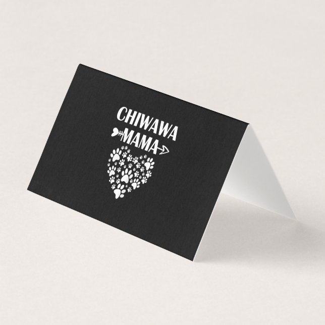 Chiwawa Mama lustiges chihuahua Mutter Hundebesitz (Vorderseite)