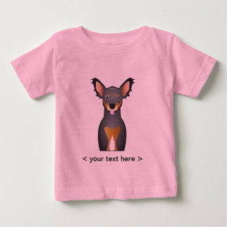 Chiweenie Cartoon Personalisiert Baby T-shirt