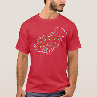 Chiweenie Christmas Tree Light Pajama Xmas Dog lov T-Shirt