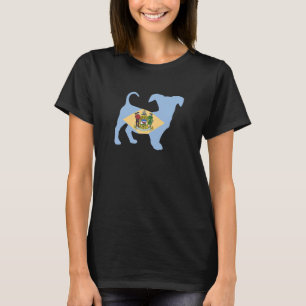 Chiweenie Dog Lover Delaware Flag Geschenk T-Shirt