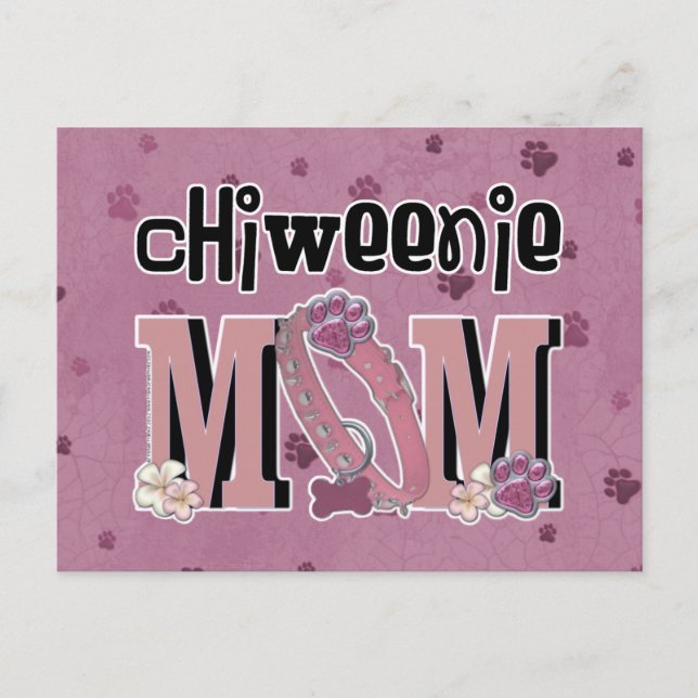 ChiWeenie-MAMA Postkarte (Vorderseite)