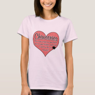 Chiweenie Tatze druckt Hunde Humor T-Shirt