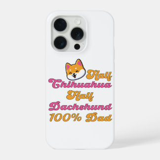 Chiweenie-Vater halb Chihuahua Dachshund Lustiges  iPhone 15 Pro Hülle