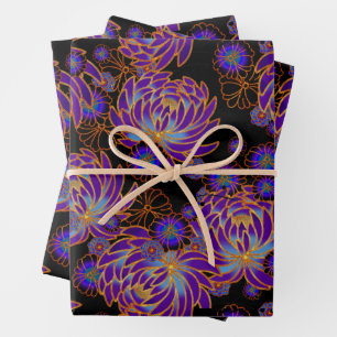 Chiyogami Yuzen Washi Stil Muster Wrapping Paper Geschenkpapier Set