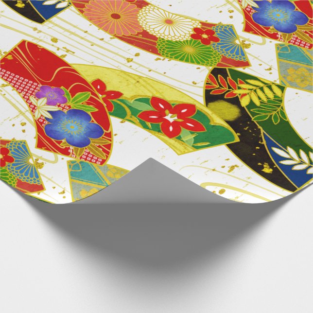 Chiyogami Yuzen Washi Styling Paper Geschenkpapier (Ecke)