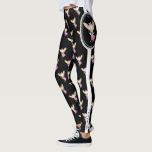 ChiYum Yum Leggings - Fahrwerk-Logo - Schwarzes