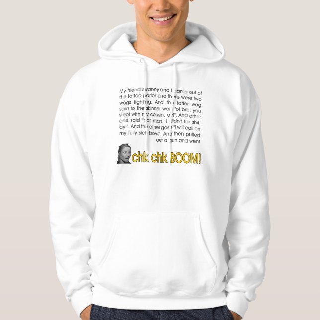 chk chk Boom-Kapuzenpulli Hoodie (Vorderseite)
