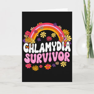 Chlamydia-Überlebender Lustige Grafik Karte