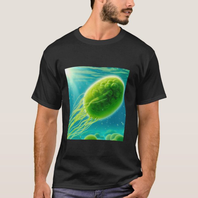 Chlamydomonas Grünalge  1 T-Shirt (Vorderseite)