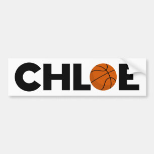 Chloe Basketball Autoaufkleber