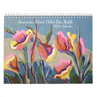 Chloe Dee Noble paintings ~ 2026 Calendar Kalender