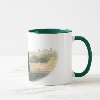 Chloe der Känguru und das Sam der Schäferhund Tasse
