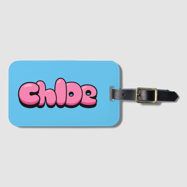 Chloe-Gepäckmarke Gepäckanhänger (Vorderseite (Horizontal))