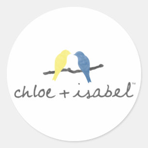 Chloe + Isabel Round-Logo-Aufkleber Runder Aufkleber