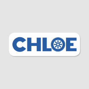 Chloe Petrol Head Namensschild
