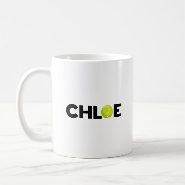 Chloe Tennis Kaffeetasse (Links)