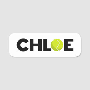Chloe Tennis Namensschild