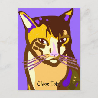 Chloe Toby Postcard Postkarte