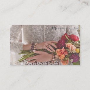 Chloe und Isabellfarbe-Visitenkarte Visitenkarte