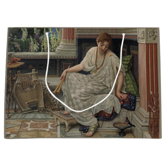 Chloe (von Edward Poynter) Große Geschenktüte (Vorderseite)