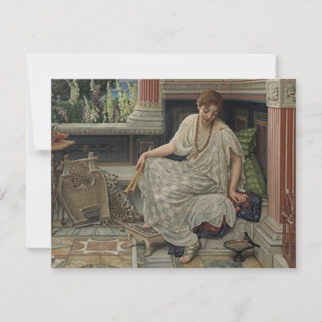 Chloe (von Edward Poynter) Karte (Vorderseite)