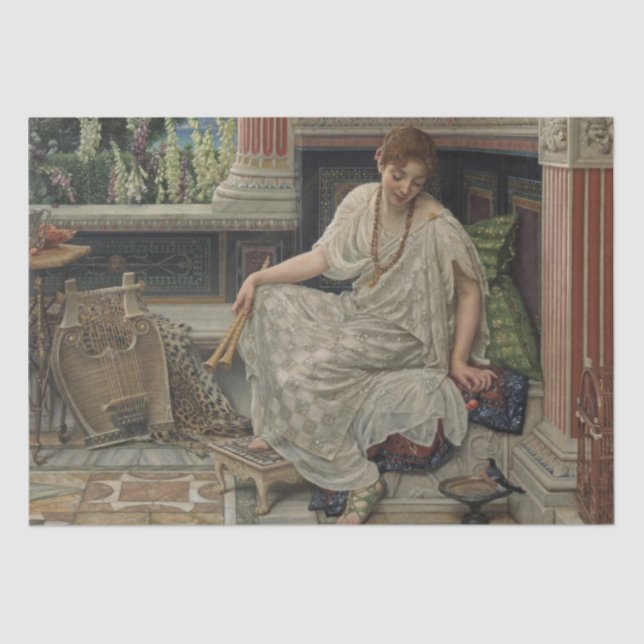 Chloe (von Edward Poynter) Seidenpapier (Vorderseite)