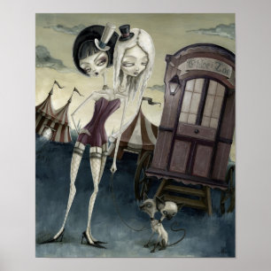 Chloe, Zoe u. die siamesischen Kätzchen Poster