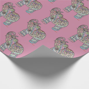 Chloé's Coloring Art Geschenkpapier