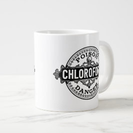 Chloroform Vintage Style Gift Label Jumbo-Tasse