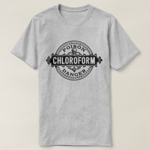 Chloroform-Vintager Art-Gift-Aufkleber T-Shirt
