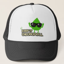 Chlorophyll Vibes – Blatt mit Sonnenbrille