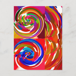 Cho ku ray - Reiki Color Therapy Healing Plate V7 Postkarte