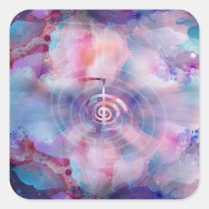 Cho Ku Rei - leichtes Aquarell Quadratischer Aufkleber