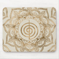 Cho Ku Rei - Pastellgold lotus mandala