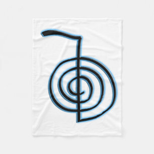 Cho Ku Rei Reiki Symbol Fleecedecke