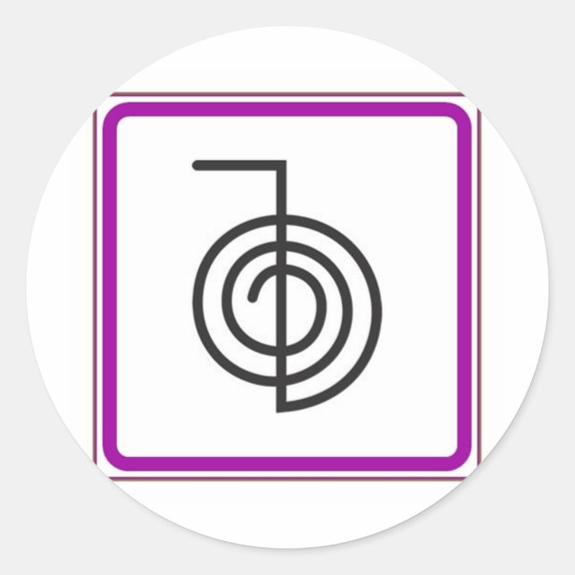 Cho Ku Rei Runder Aufkleber (Vorderseite)