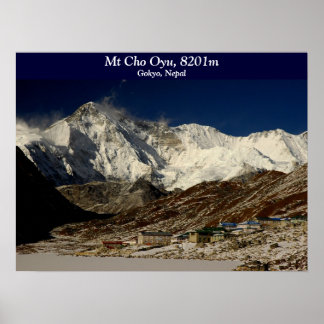 Cho Oyu und Gokyo Poster